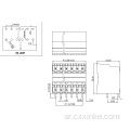 5.08mm Pitch Double Row PCB Clocks Socket